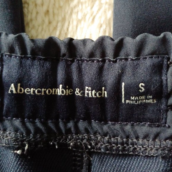 Abercrombie & Fitch activewear running jogger pants Navy size Small - Picture 9 of 10